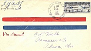 First airmail envolope