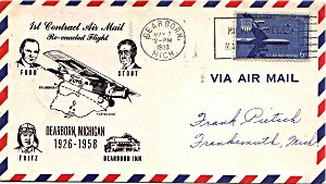 First airmail envolope